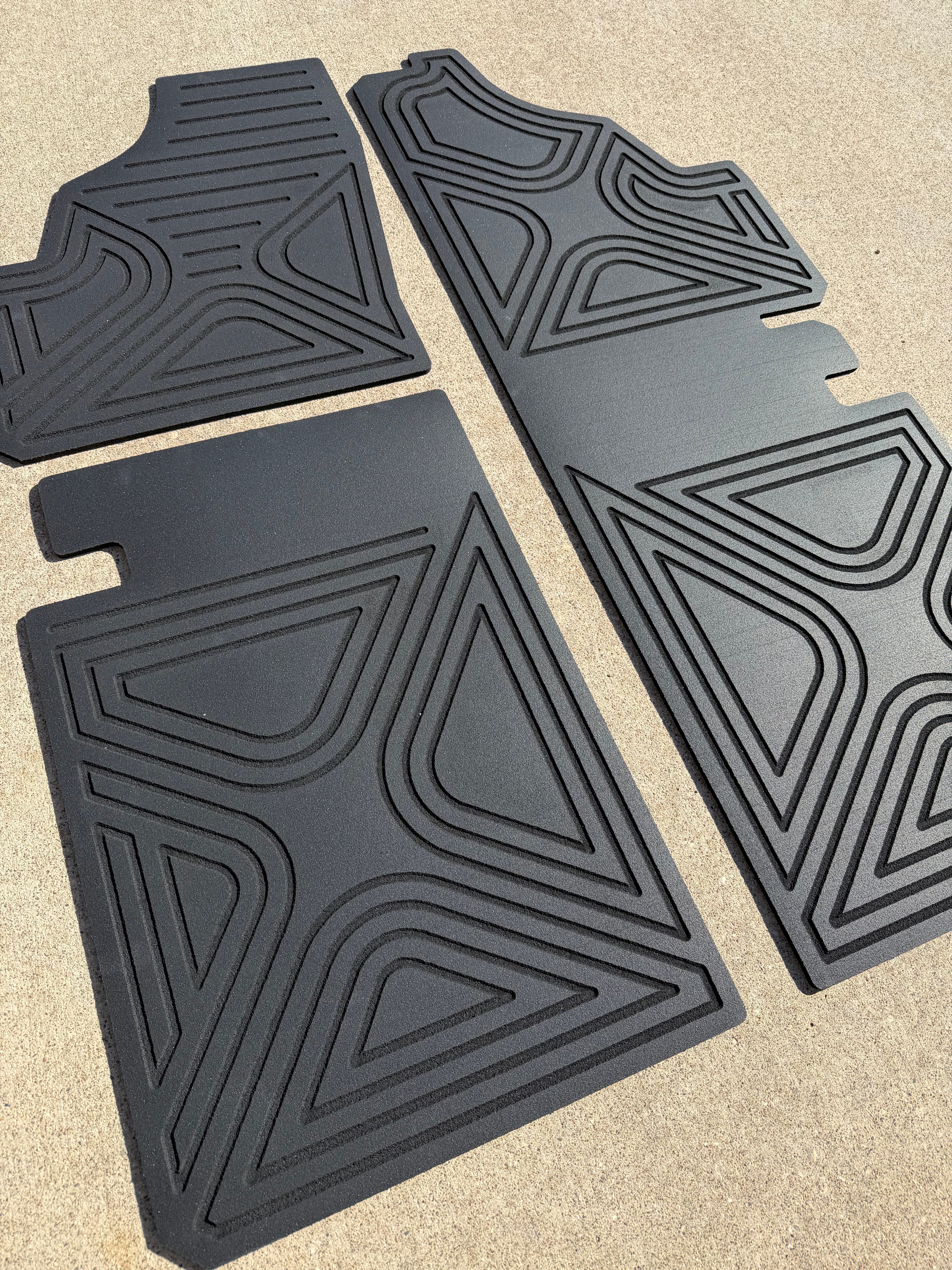 CFMOTO U10 PRO & XL Highland HD 9mm Rubber Mats (2025 - current)
