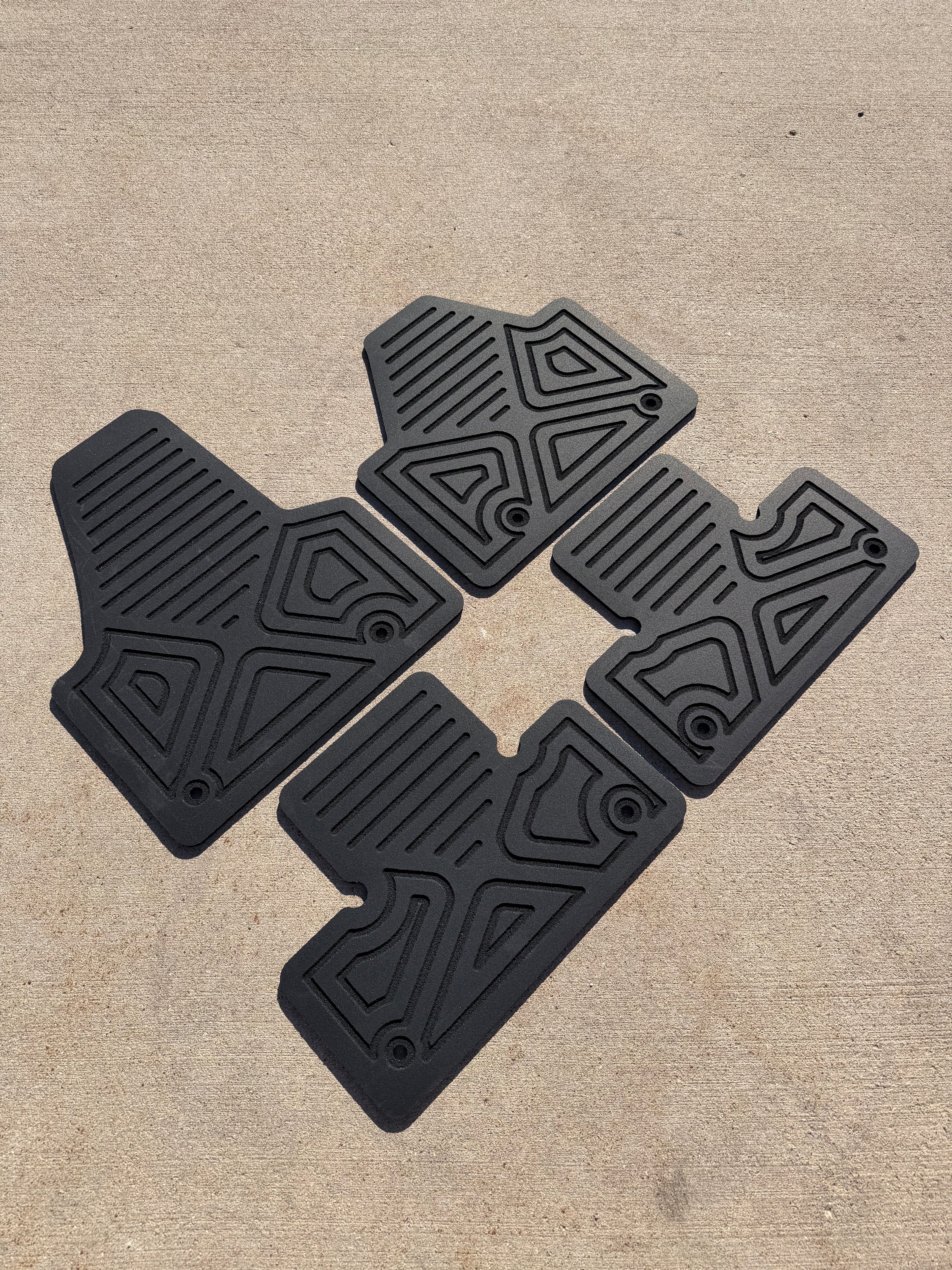 CAN-AM Maverick X3 HD 9mm Rubber Mats (2016 - current)