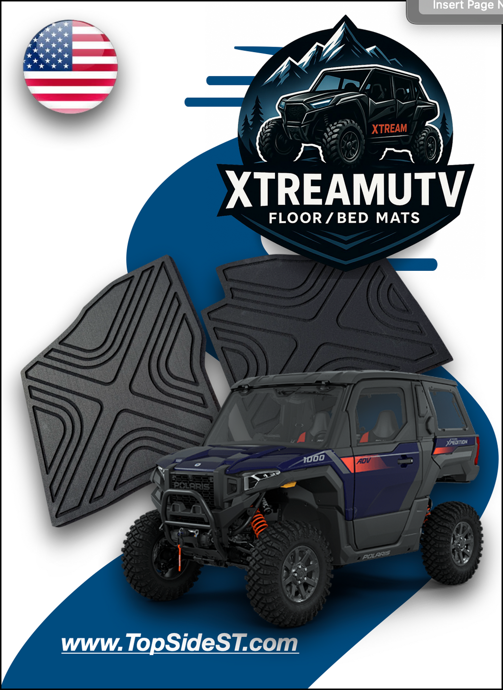 Polaris XPEDITION XP / XP5 / ADV HD 9mm Rubber Mats (2023 - Current)